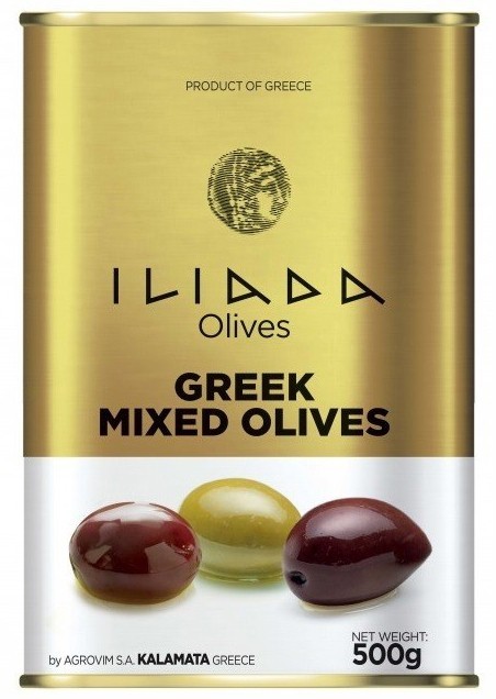 Masline mix (verzi&kalamata) intregi