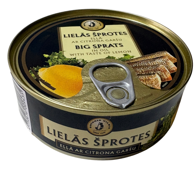 Sprot afumat in ulei cu lamaie (eo)