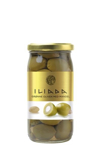 Masline verzi umplute cu migdale