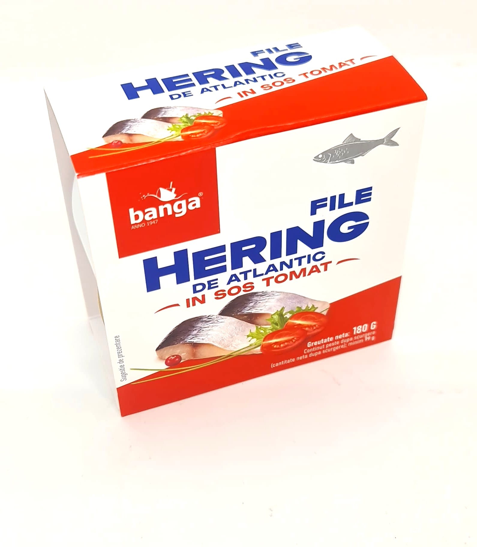 Hering file de Atlantic in sos tomat