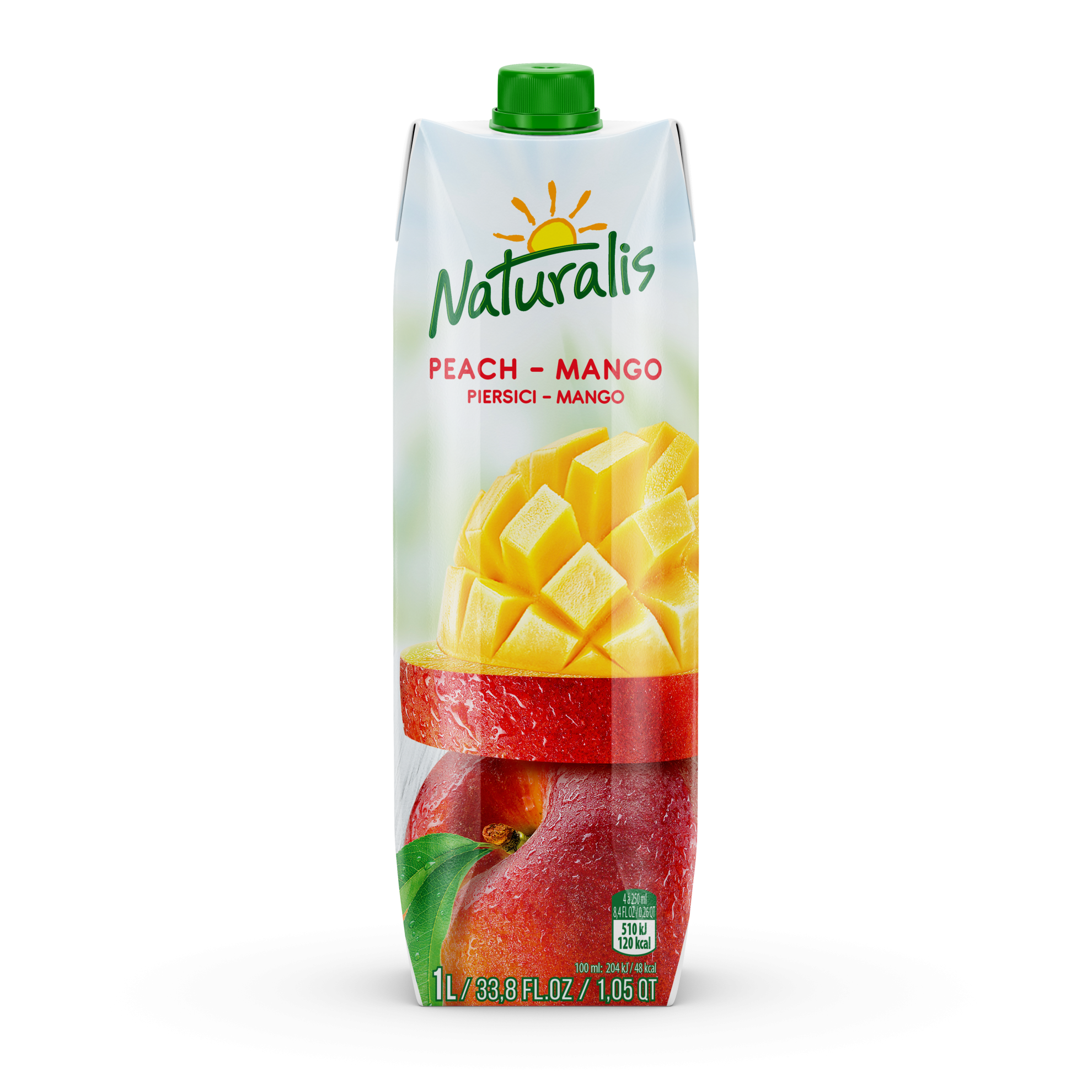 Bautura piersici - mango 15% fruct Naturalis