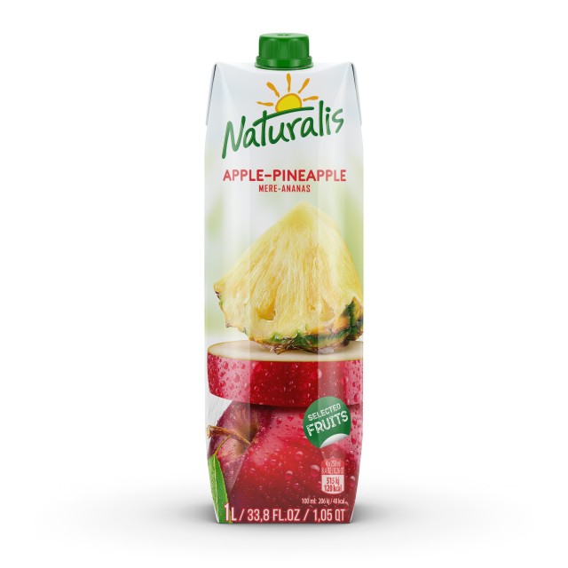 Nectar de mere - ananas 50% fruct Naturalis